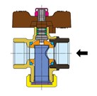 Magneetti palloventtiili piirros