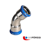 Puristuskäyrä 45° S/S HST