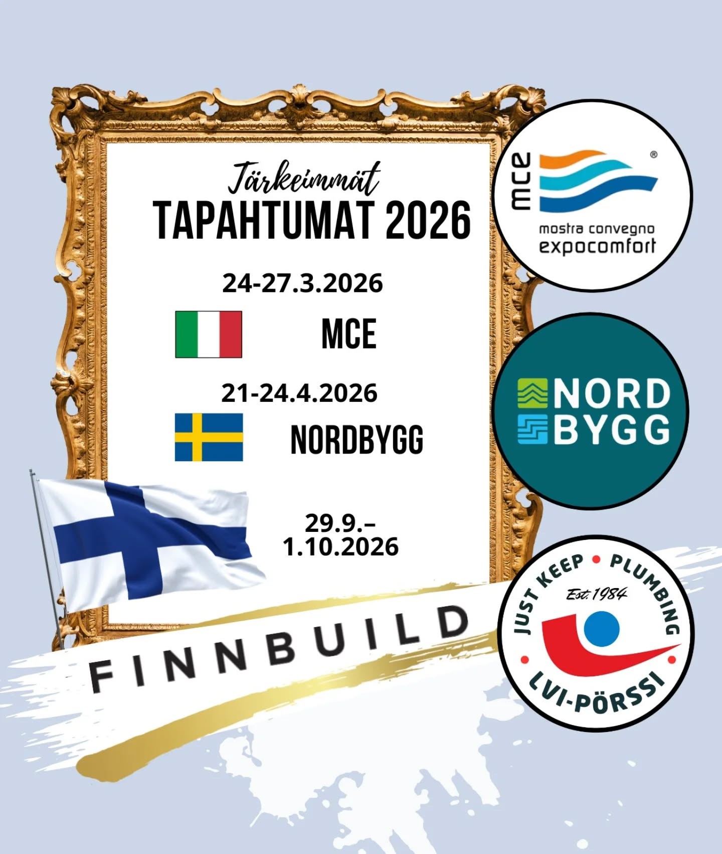 Tulevat tapahtumat 2026 LVI-Pörssi